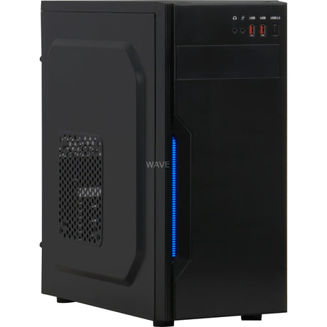 Custodia midi tower Inter-tech b-42 (nera | 2x USB-A)