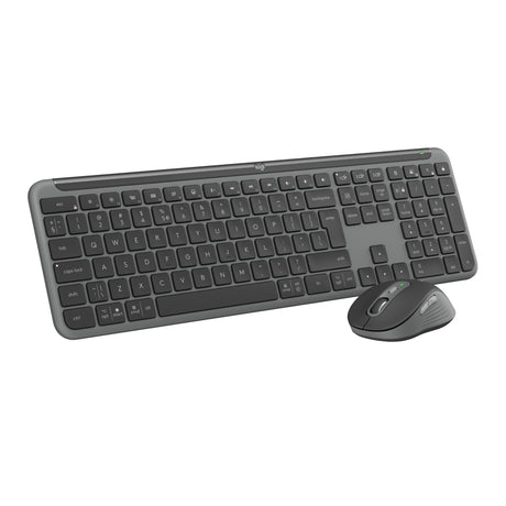 Set desktop wireless sottile Logitech mk950 (grafite, layout internazionale USA (qwerty), 400 - 4000 dpi)