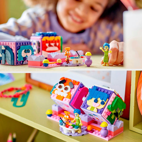 Lego Disney Pixar - 2 cubi dell'umore dentro e fuori, giocattoli da costruzione (43248)