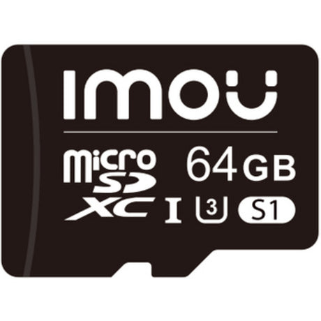 Scheda di memoria Imou microSD da 64 GB (nera, classe 10, classe 3 (u3), v30)