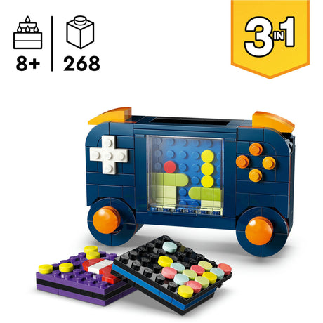 Modello giocattolo della console di gioco retrò 3in1 LEGO® Creator - convertibile in una macchina desktop o arcade - 31380