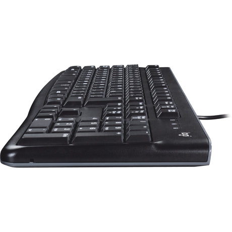 Tastiera Logitech k120 for business (nera, layout eu (qwerty), cupola in gomma, 100%)