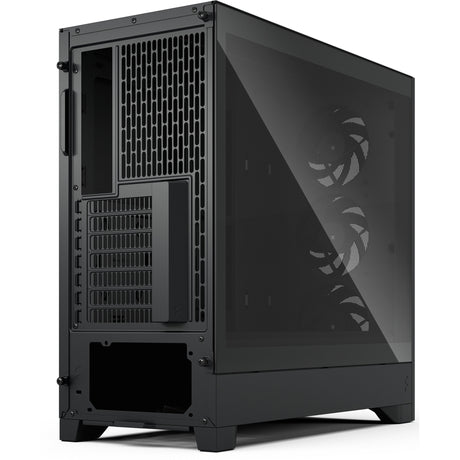 Custodia midi tower pop 2 air dal design frattale (nero | 1x USB-A | 1x USB-C | vetro temperato)