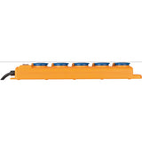 Brennerstuhl super-solid SL 554 il blocco prese da tavolo IP54 a 5 vie giallo blu 2m H07RN-F3G1.5 con interruttore