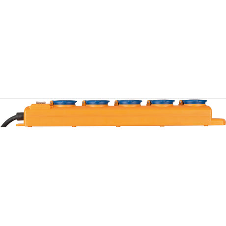 Brennerstuhl super-solid SL 554 il blocco prese da tavolo IP54 a 5 vie giallo blu 2m H07RN-F3G1.5 con interruttore