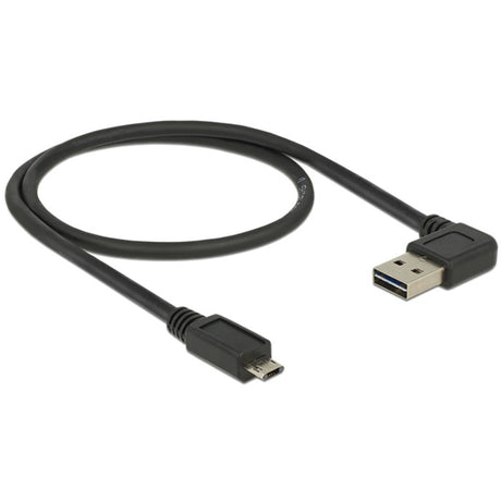 Delock easy-usb-a 2.0 maschio > cavo easy-usb micro-usb-b 2.0 maschio (nero, 0,5 metri)