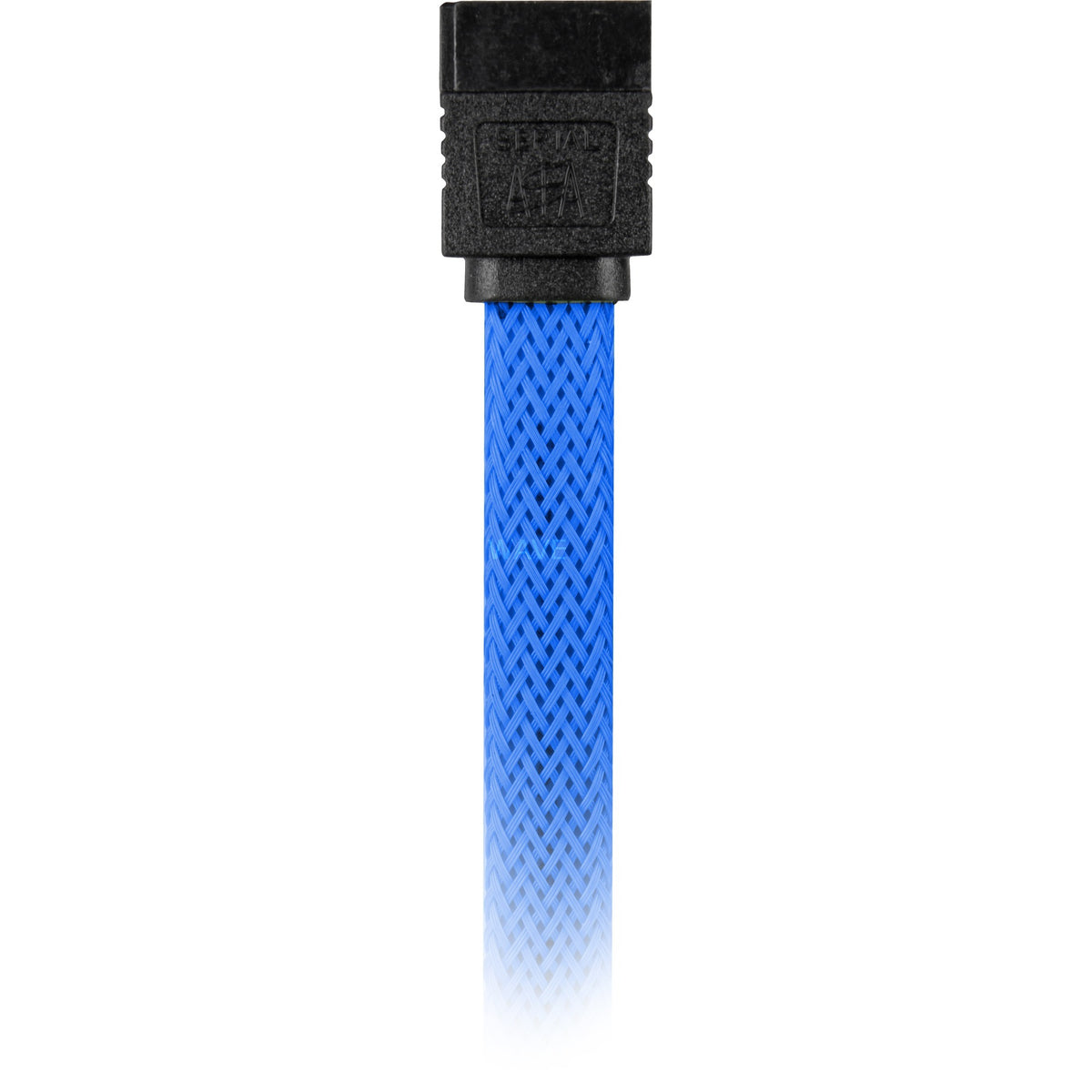 Cavo Sharkoon SATA III con guaina (blu, 0,3 metri)