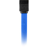 Cavo Sharkoon SATA III con guaina (blu, 0,3 metri)