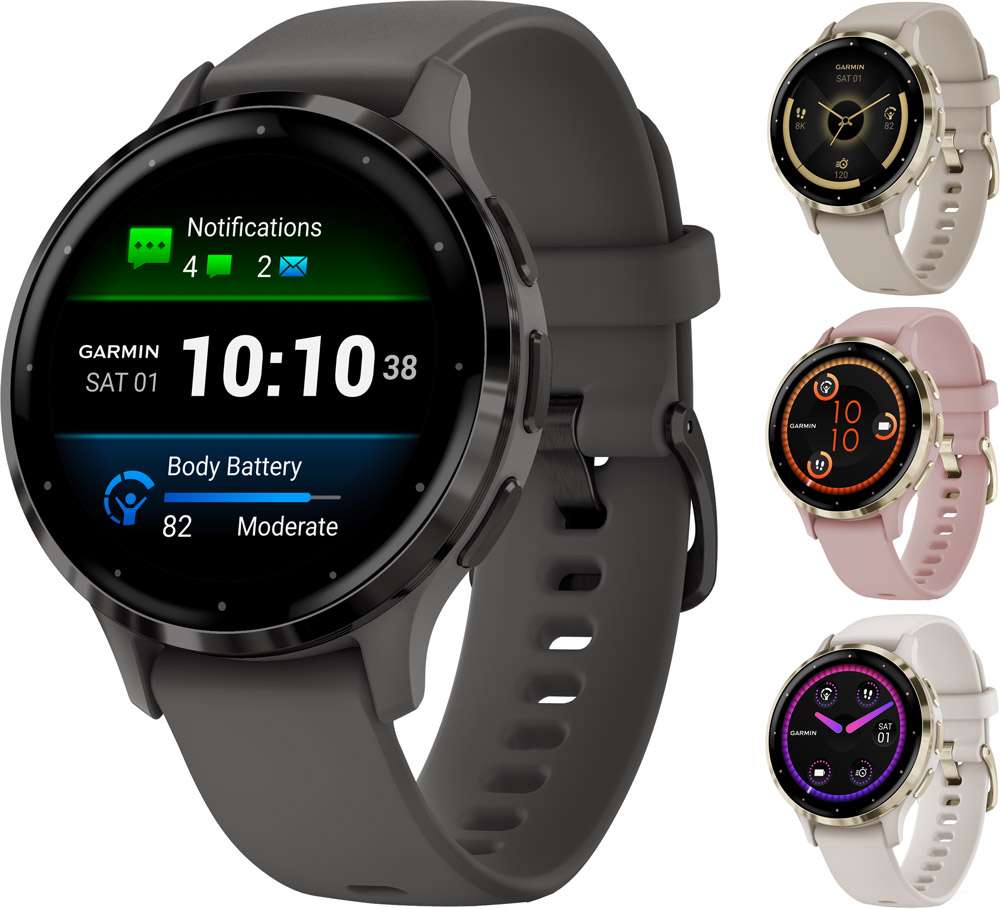 Garmin venu® 3s - Smartwatch multisport GPS
