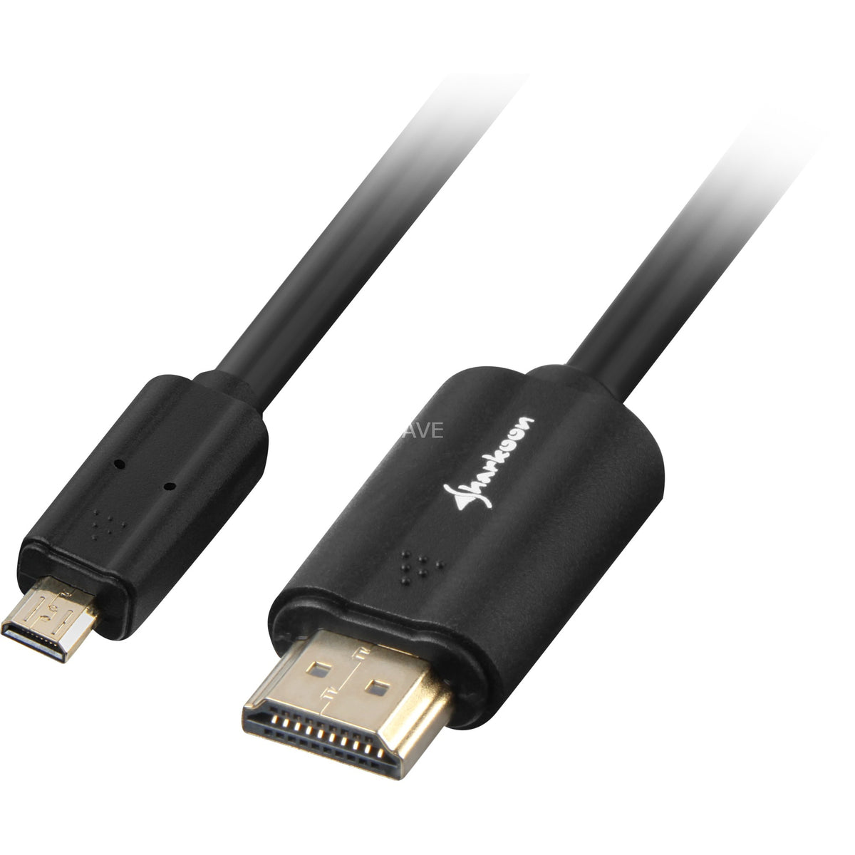 Sharkoon HDMI > cavo micro HDMI 2.0 (nero, 1 metro, 4k)