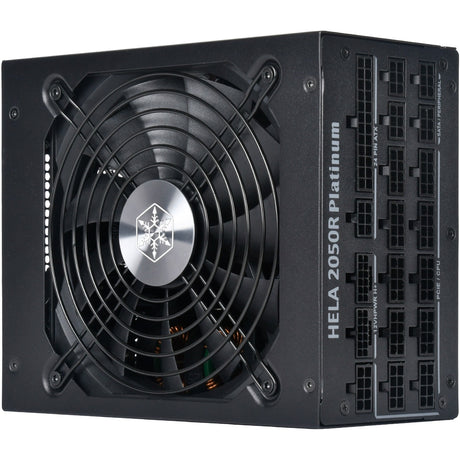 Silverstone hela 2050r platino, alimentatore modulare da 2050 watt (nero, 14x pcie)