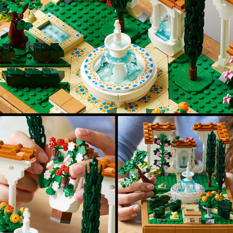 Giardino delle icone Lego con fontana - 10359