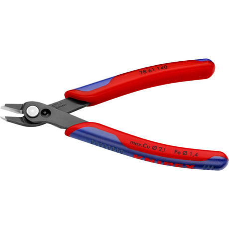 Pinza a taglio laterale Knipex per elettronica | lunghezza 140 mm| sfaccettatura no | utensili speciali dorati | 1 pezzo - 78 61 140 - 78 61 140