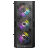Custodia midi tower Antec ax20 (nera | 3x USB-A | vetro temperato)