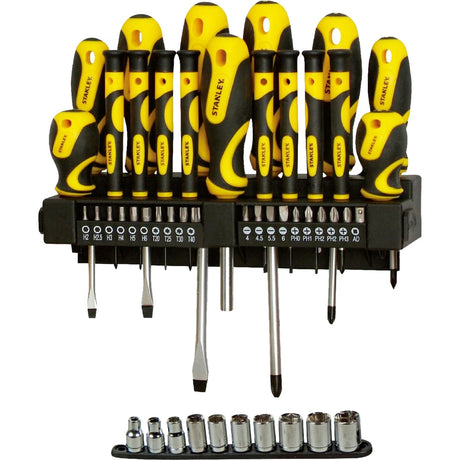 Set di utensili Stanley da 47 pezzi (punte e cacciaviti)