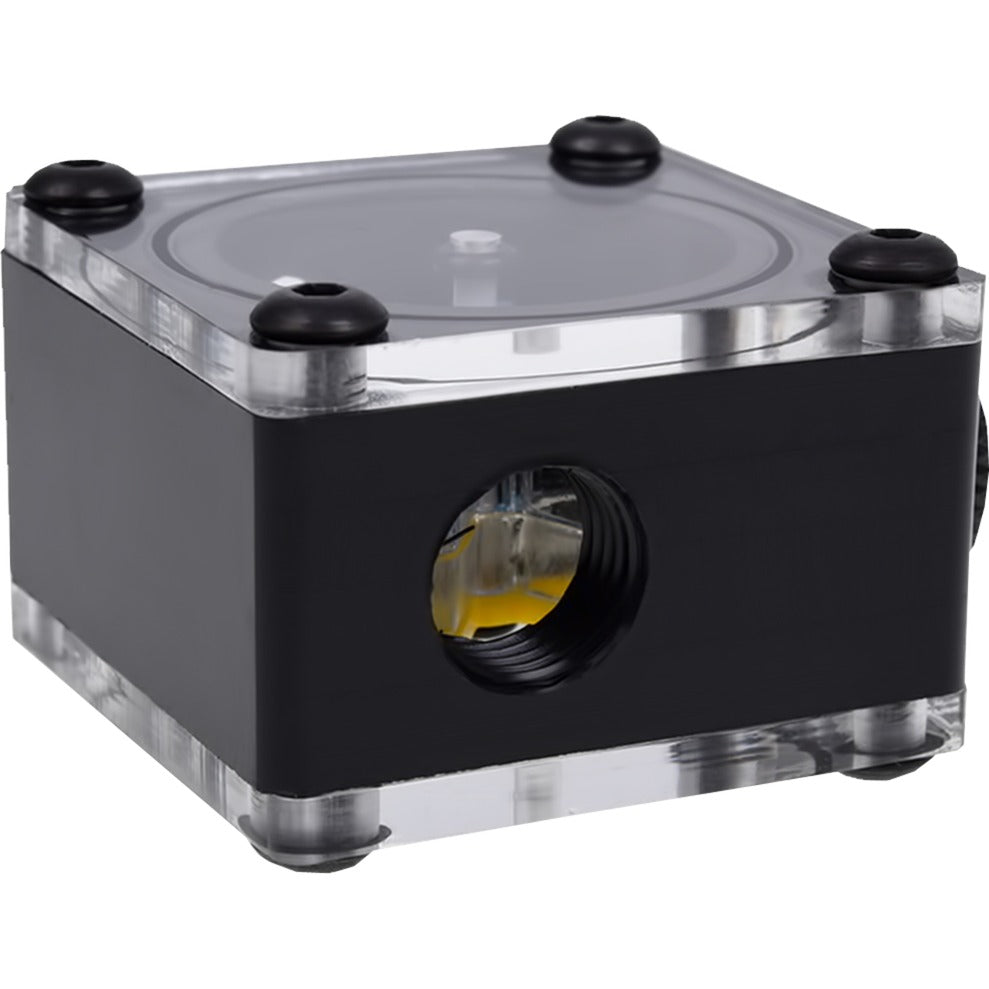 Alphacool eisflügel indicatore di flusso g1 4 flussometro quadrato (nero)