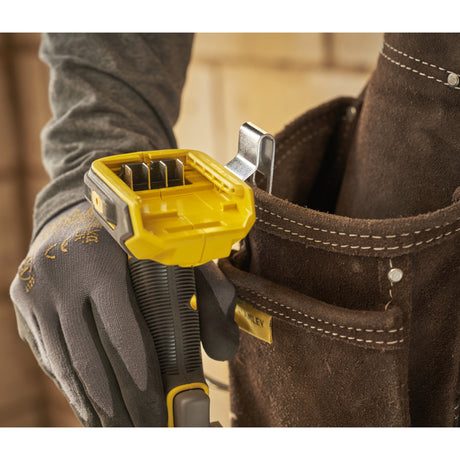 Trapano avvitatore a percussione Stanley Fatmax V20 18V (nero giallo, 2 batterie e caricabatterie inclusi, con custodia)