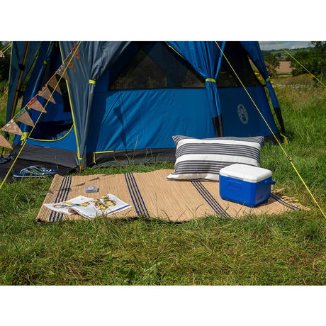 Tenda Coleman Octago - tenda 3 persone - tenda da festival - blu lime