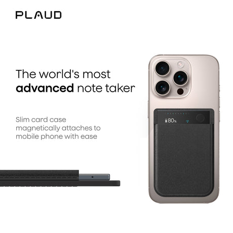 Dittafono Plaud note pro (argento, 64 GB, Bluetooth (BLE 5.4), Wi-Fi dual-band (2,4 GHz 5 GHz))