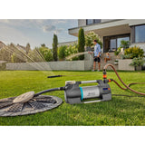 Pompa per irrigazione Gardena 6500 silentcomfort (acciaio inossidabile grigio scuro, 1300 watt | Bluetooth)