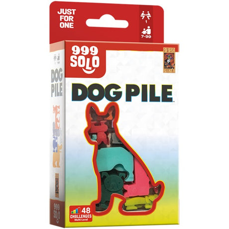 999games 999 games gioco di pensiero sulla pila di cani (olandese, 1 giocatore, da 7 anni, 48 compiti)