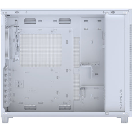 Asus Prime Ap303 - Alloggiamento Midi Tower con pannello in vetro temperato (Bianco | 2x USB-A | 1x USB-C | Vetro temperato)
