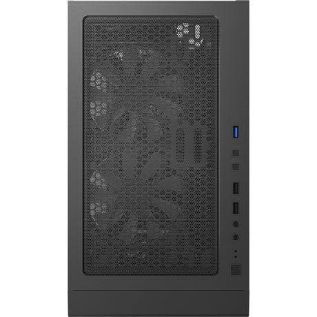 Custodia midi tower in vetro Montech x3 (nero | 3x USB-A | RGB | vetro temperato)