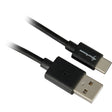 Sharkoon USB-A 2.0 - Cavo USB-C (nero, 1,5 metri)