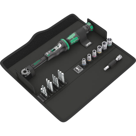 Wera click-torque a6 set 1 chiave dinamometrica (nero verde)