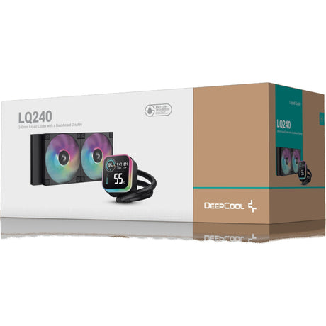 Raffreddamento ad acqua Deepcool lq240 (nero)