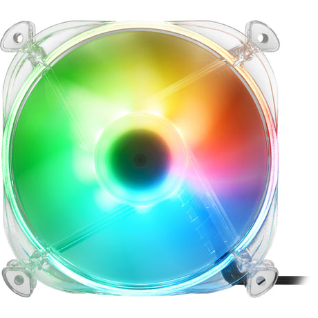 Ventola per case Sharkoon Shark Disc RGB (trasparente, 120 x 120 x 25 mm)
