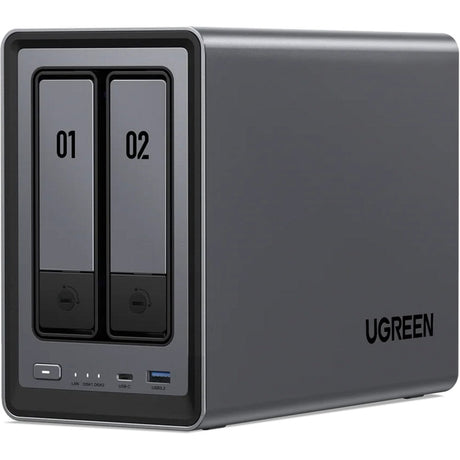 Ugreen nasync dxp2800 (grigio, 2.5GBe, HDMI, USB-C)