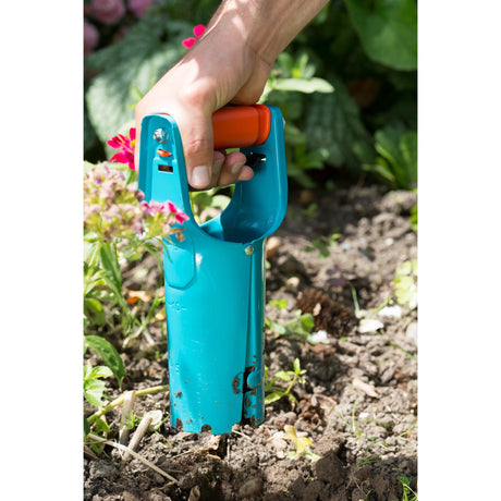 Piantatrice di bulbi Gardena - indicazione di profondità - rilascio automatico del terreno