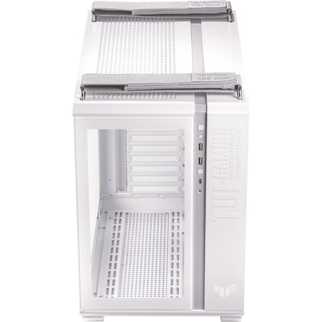 Custodia midi tower Asus tuf gaming gt502 (bianco | 2x usb-a | 1x usb-c | vetro temperato)