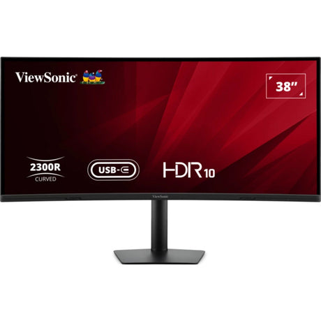 Viewsonic VA3820C UWQHD+ Monitor curvo 21:9 con hub USB-C 38 ultrawide (nero, 2x HDMI, 1x Displayport, USB-C, USB-B)