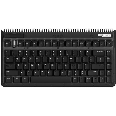 Tastiera meccanica wireless Iqunix og80 dark side (nera, layout us (qwerty), gateron rosso, 80% (tkl), LED rgb, sostituibile a caldo, pbt, 2.4ghz | bluetooth 5.1 | usb-c)