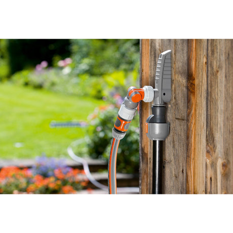 Rubinetto dell'acqua Gardena con presa d'acqua (grigio arancione, 8254-20)