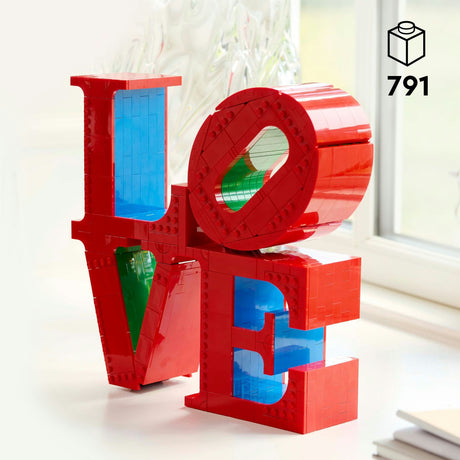 Kit da costruzione Lego Art Love, decorazione per accessori per la casa, per adulti, regalo di San Valentino - 31214