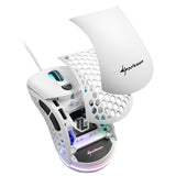 Mouse da gioco Sharkoon light² 200 (bianco, 50 - 16.000 dpi, LED RGB)