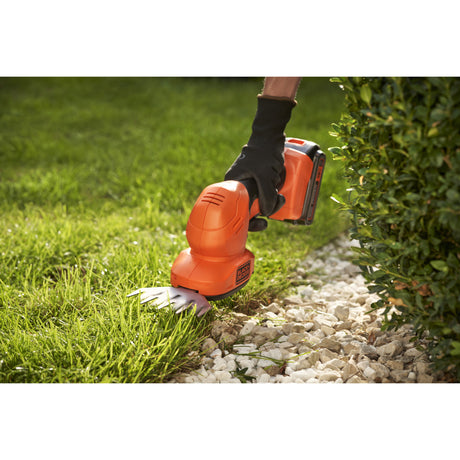 Cesoie per erba e arbusti Black+decker bcss18b-xj 18v (senza batteria) (arancione nero, batteria e caricabatterie non inclusi)