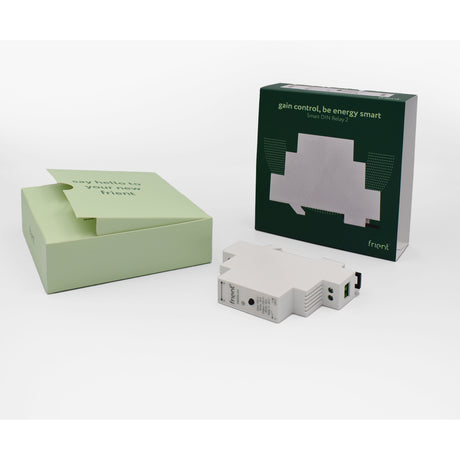 Relè relè smart din Frient (grigio chiaro, zigbee)