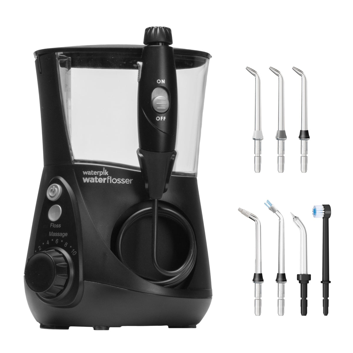 Waterpik WP-662 Idropulsore ultra professionale per l'igiene orale (nero)