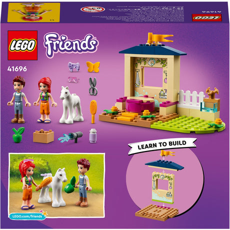 Lego Friends - Giocattolo da costruzione per la stalla per il lavaggio dei pony (41696)