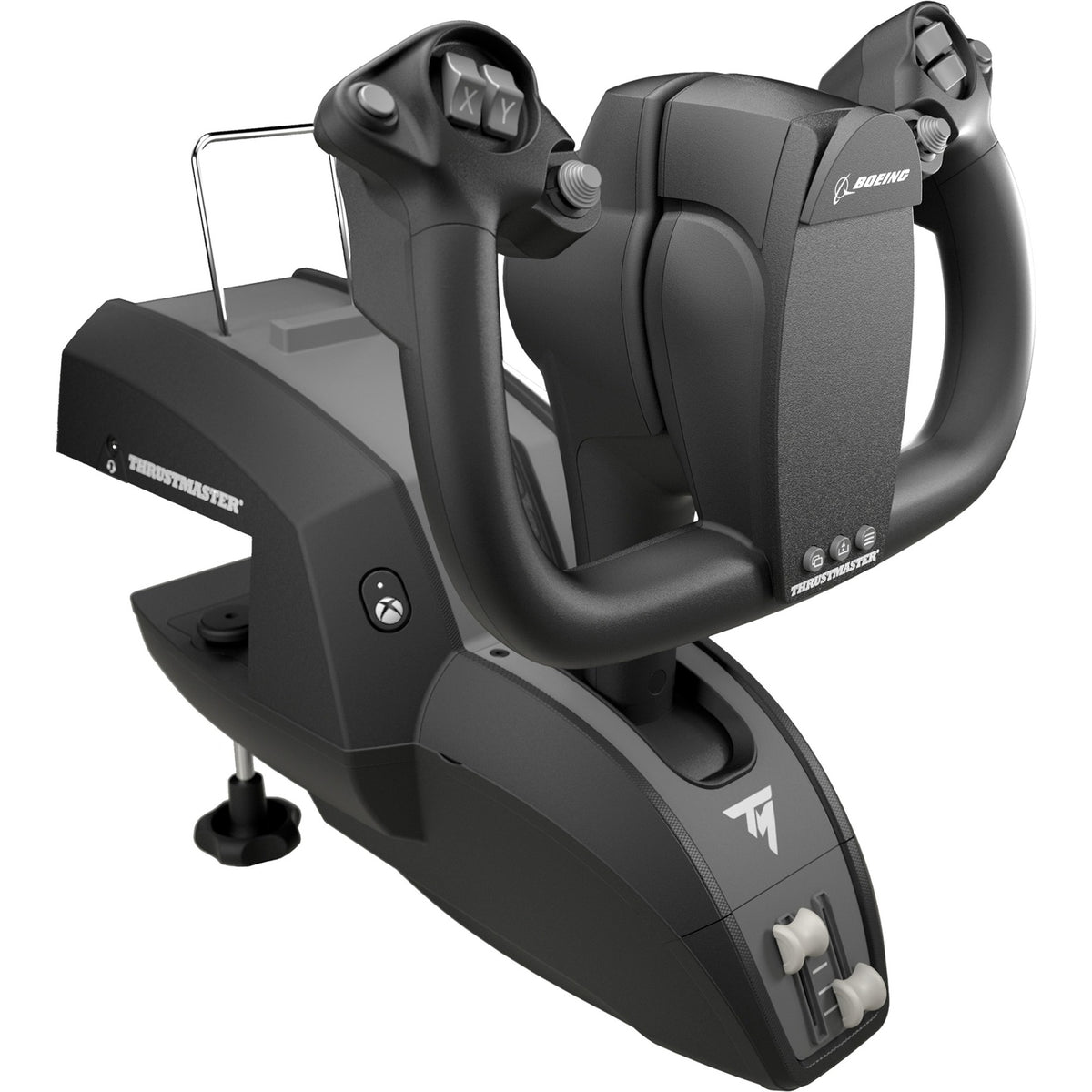 Set da gioco Thrustmaster tca yoke pack boeing edition (nero grigio, PC, xbox one, xbox series x|s)