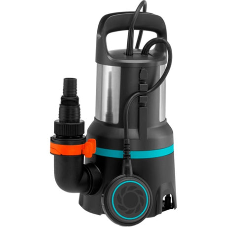 Pompa per acqua sporca Gardena 16000 pompe sommergibili e a pressione (acciaio inossidabile nero, 450 watt)