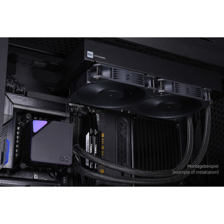 Alphacool core ocean t38 280 raffreddamento ad acqua (nero)