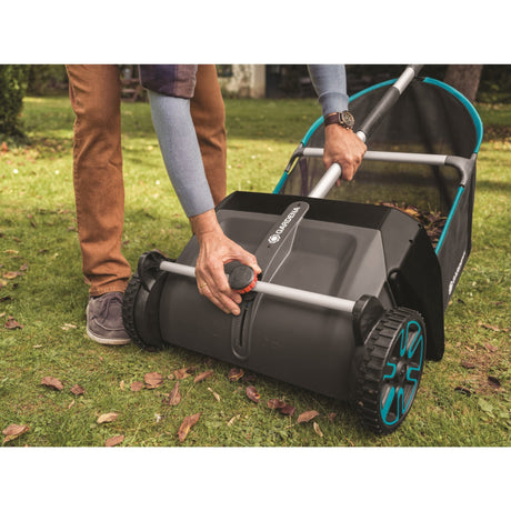 Borsa per raccolta foglie Gardena (turchese nero, 3565-20)