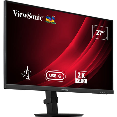 Monitor Viewsonic vg2709-2k-mhdu-2 27 (nero, 1x HDMI, 1x porta display, USB-C, USB-A, USB-B, 100 Hz)