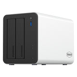 Terramaster f2-425 plus nas (bianco, 2x 5GBe, HDMI, USB)