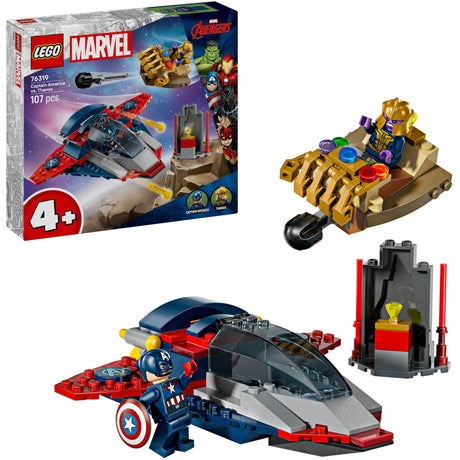 Lego Super Heroes Marvel 76319 Capitan America contro Thanos